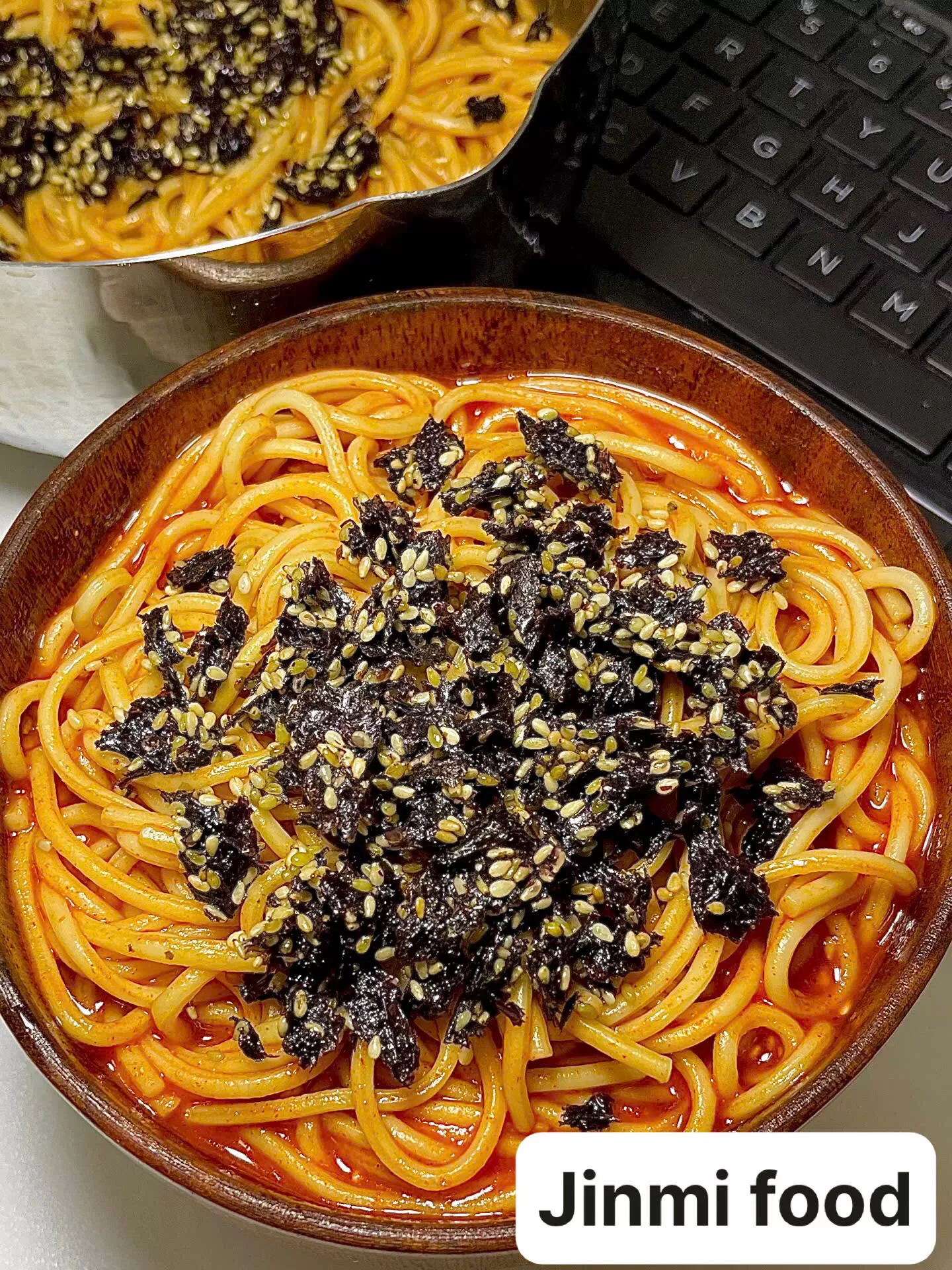 CÁCH LÀM MÌ TRỘN RONG BIỂN JINMI