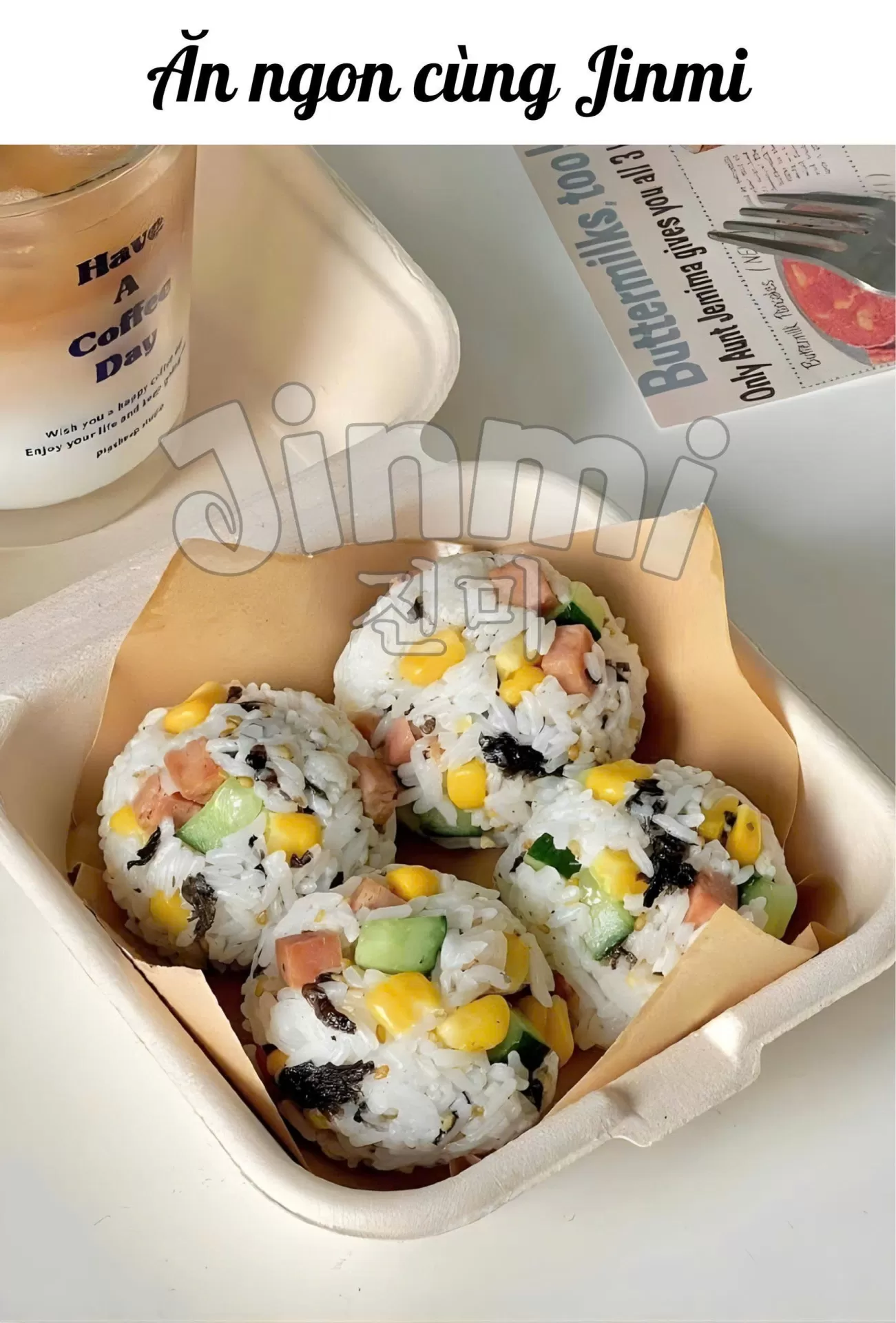 Rong biển trộn chà bông gà Jinmi 250gr